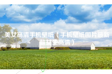 美女高清手机壁纸（手机壁纸图片最新款女生高清）